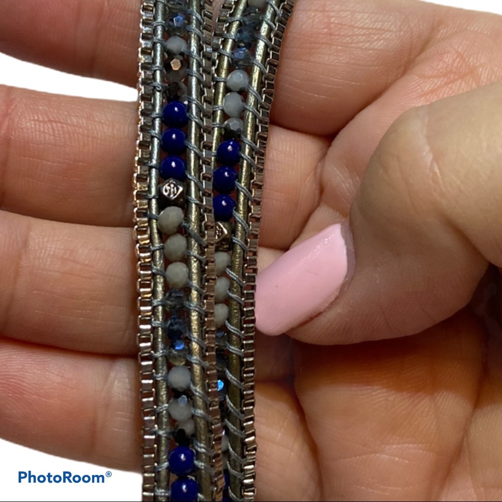 Anthropologie beaded wrap bracelet